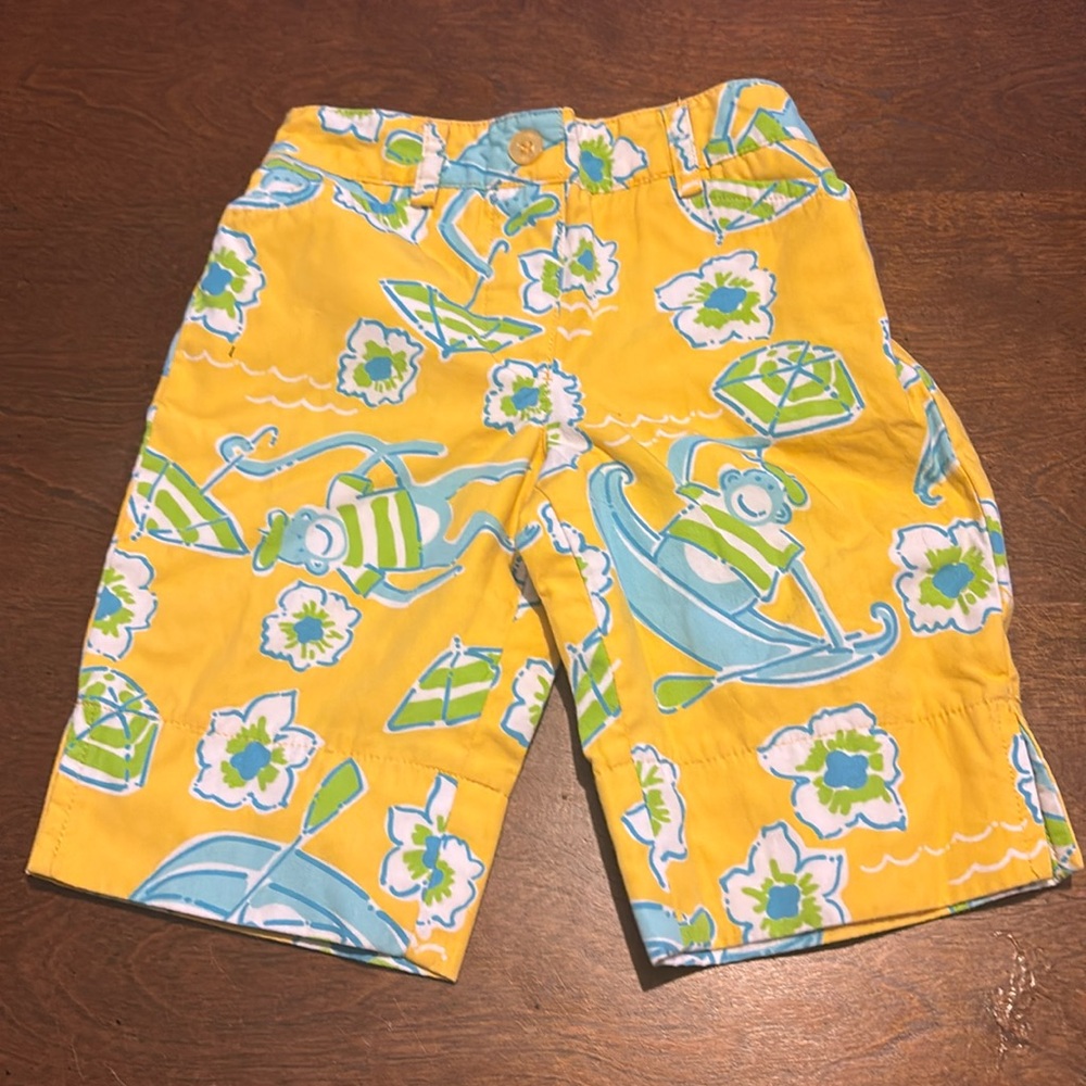 Vintage Les Monkey Lilly Pulitzer baby girl pants